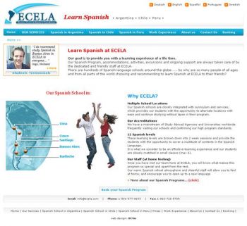 diseño web: ECELA