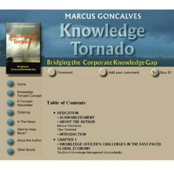 diseño web: Knowledge Tornado